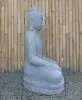  Product image 4 of the product “Seated Buddha made of Riverstone in Bhumisparsha - gesture of touching the earth. 80cm height. ”